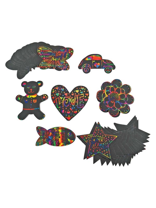 Colorations krasfiguren vormen set - creatief speelgoed voor kinderen.