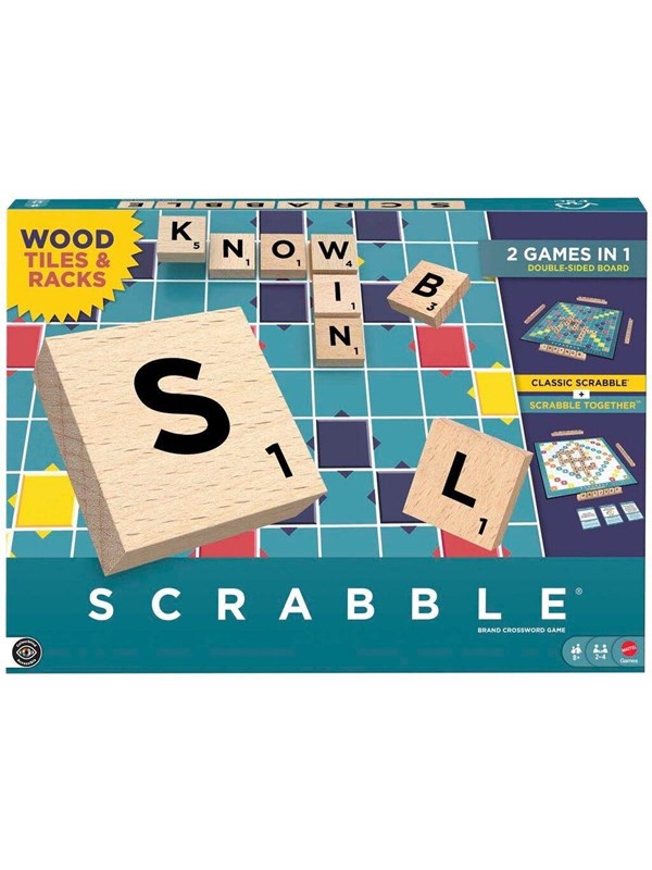 Mattel Scrabble Houten Editie (NO)