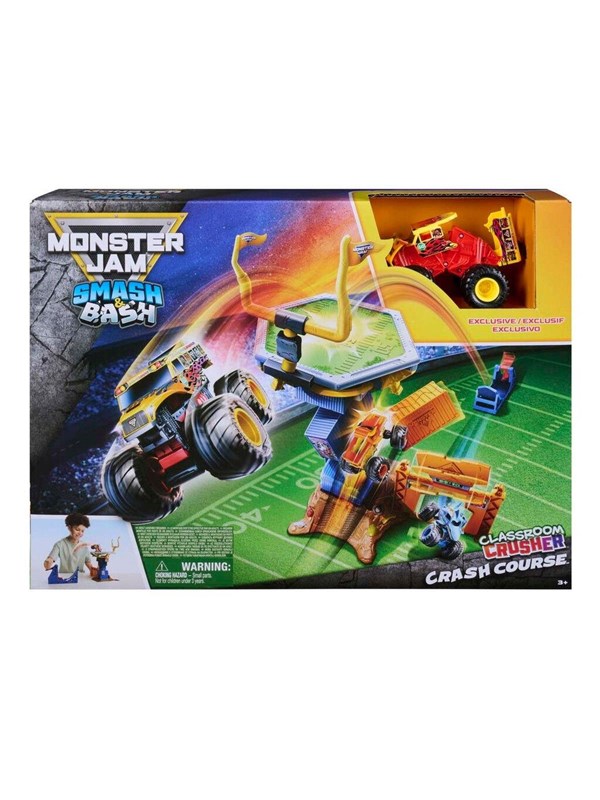Spinmaster Monster Jam - 1:64 - Smash & Bash – Crash Course Playset Voertuigen