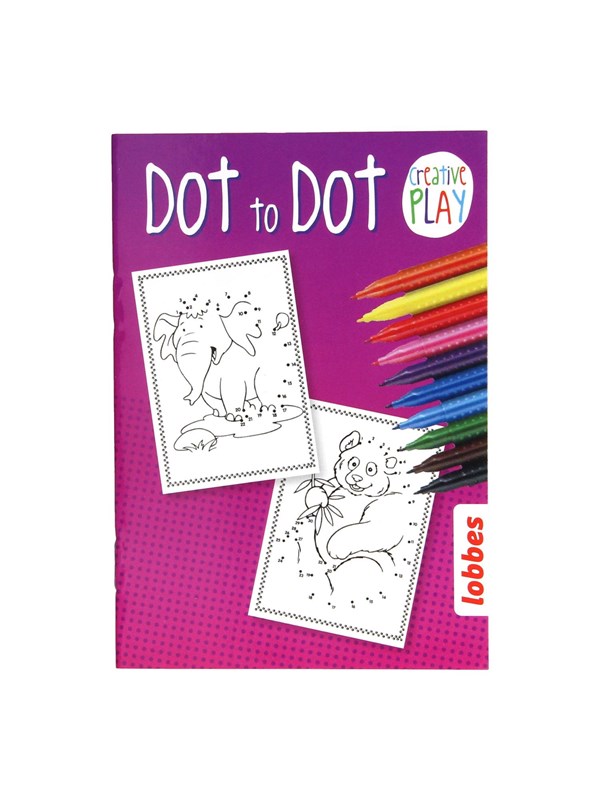 Lobbes Coloring Book Animals A6 Connect the Numbers