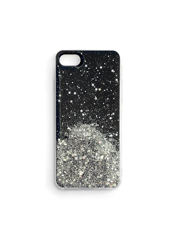 Wozinsky Star Glitter Shiny Case Cover with Glitter Xiaomi Redmi Note 9T 5G Black