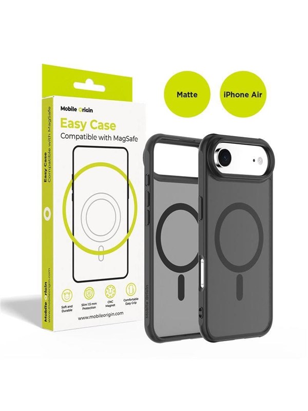 Mobile Origin Hybrid MagSafe Case - matte black - iPhone Air
