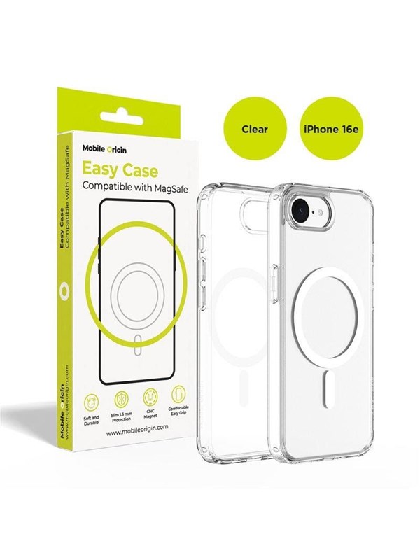 Mobile Origin Hybrid MagSafe Case - clear - iPhone 17e/16e