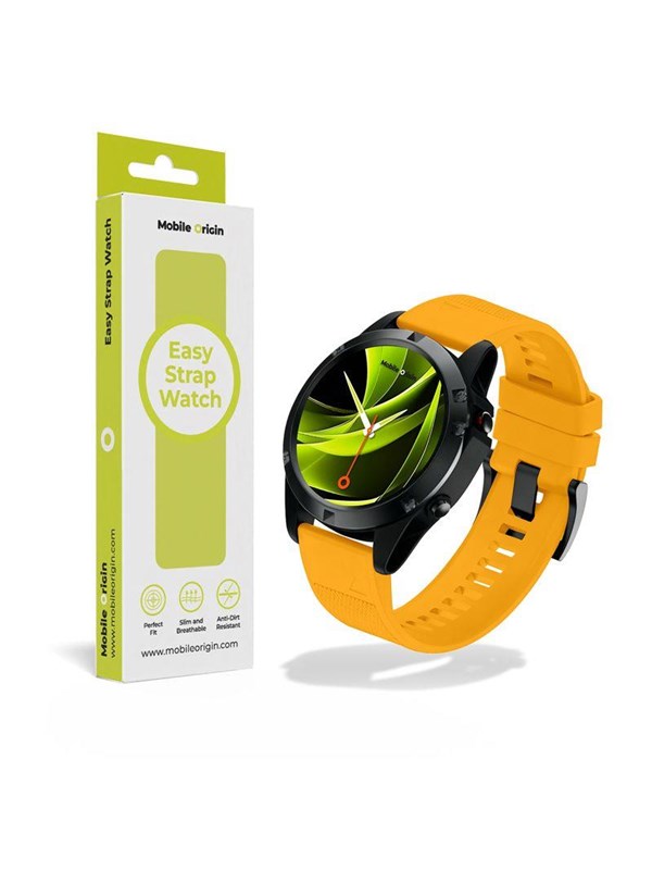 Mobile Origin Easy Strap Watch 20mm Yellow
