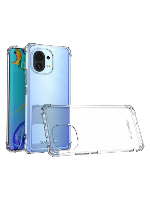 Wozinsky Anti Shock Armored Case for Xiaomi Mi 11 Transparent