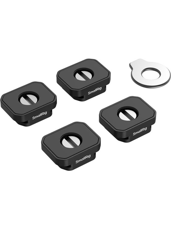 SmallRig 5472 Mount Plate with Cold Shoe Mount (4pcs)