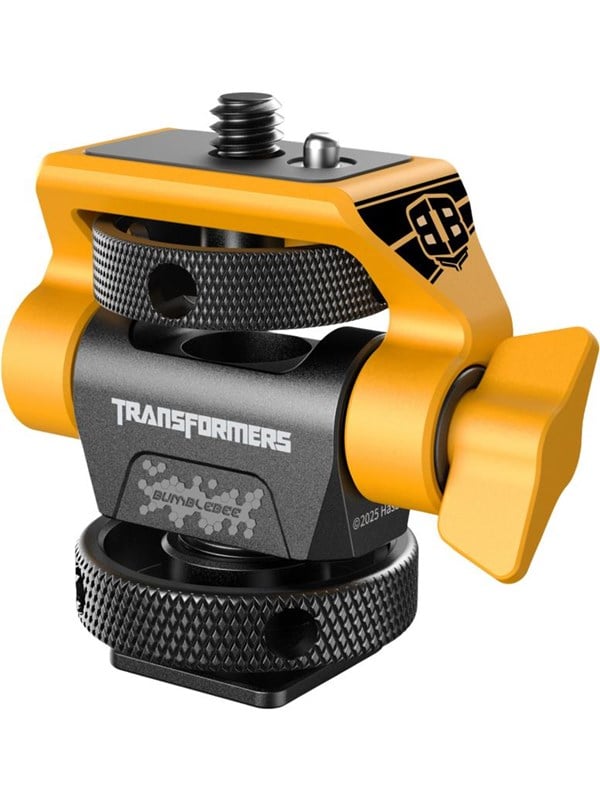 SmallRig 5519 Swivel and Tilt Adjustable Monitor Support with Cold Shoe?BumbleBee Edition?