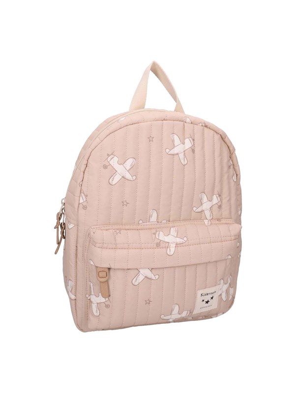 Kidzroom Wonderful Worlds Rugzak - Kinder rugzak - 7.3 liter - 31 x 26 x 9 cm - Vliegtuigen - Beige