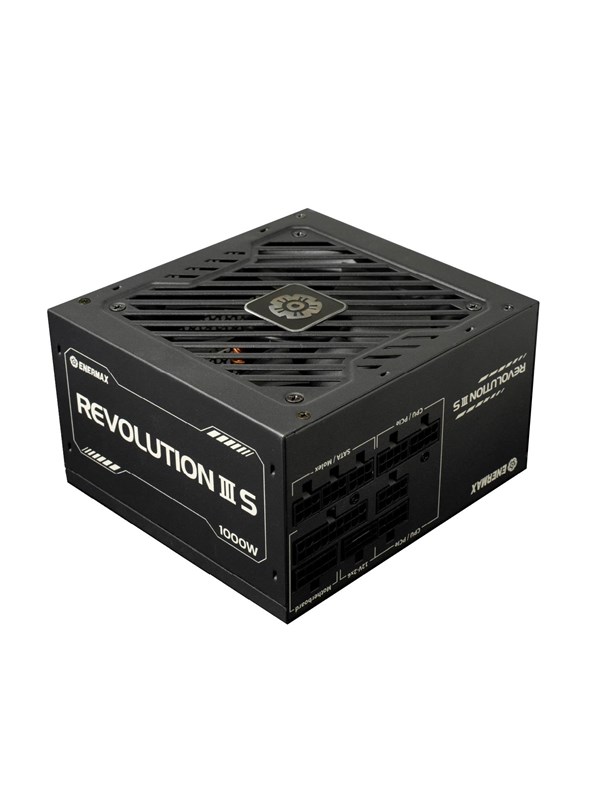 Enermax REVOLUTION III S Voeding - 1000 Watt - 120 mm - ATX 3.1 - 80 Plus 80 PLUS Platinum