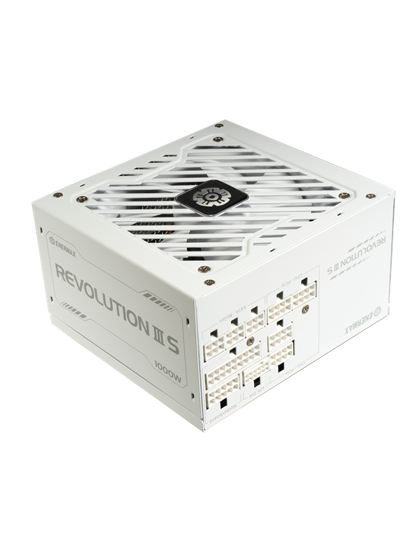 Enermax REVOLUTION III S Voeding - 1000 Watt - 120 mm - ATX 3.1 - 80 Plus 80 PLUS Platinum