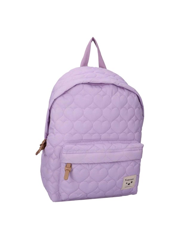 Kidzroom Wonderful Worlds - Kinder rugzak - 11,5 liter - 37 x 26 x 12 cm - Hartjes - Paars