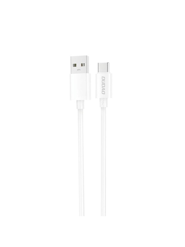 Dudao L4ST USB-A / USB-C 5A 1m cable - white