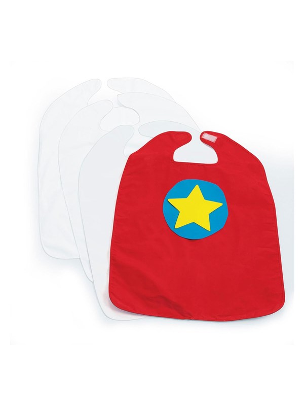 Colorations superhelden cape knutselset - versier je eigen capes, 6 stuks.