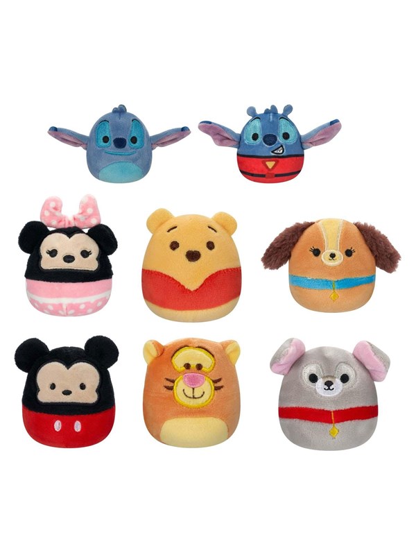 Squishmallows Plush Toy - Surprise Disney Character - 6.5cm