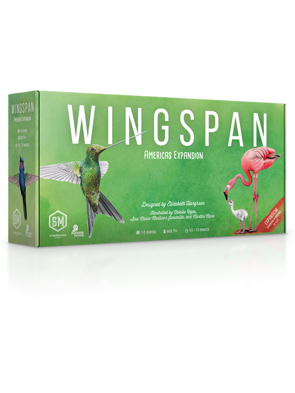 Asmodee bordspel Wingspan Americas uitbreiding - strategisch kaartspel.