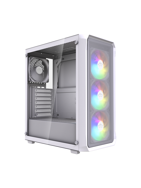 DUTZO C322 Mesh ARGB - Case - Miditower - Wit
