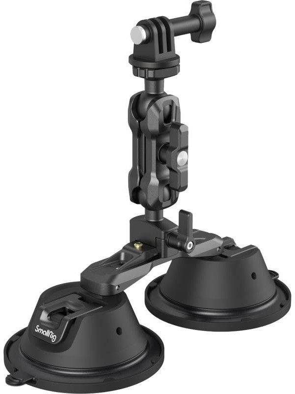 SmallRig 3566 Suction Cup Portable Dual with Camera Mount SC-2K