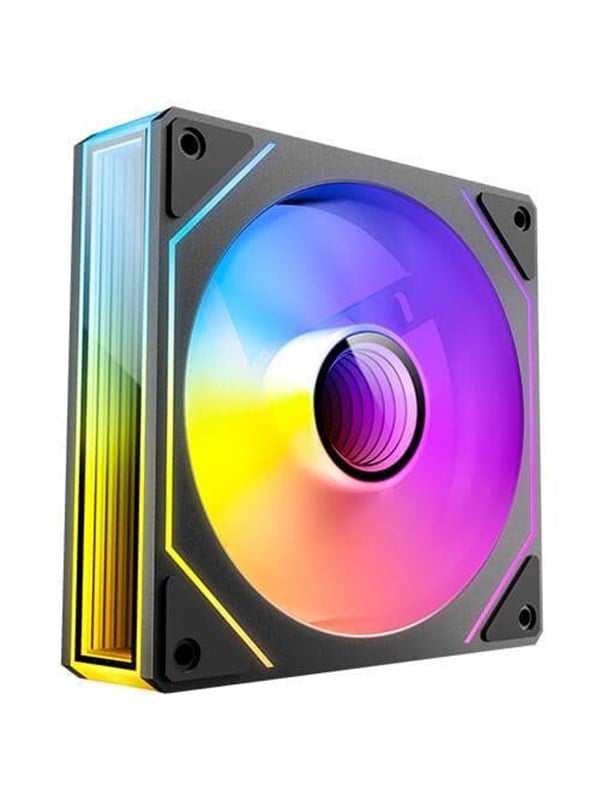 DUTZO INF 120 PWM ARGB Reverse - Case ventilator - 120mm - Zwart met RGB-licht - 29 dBA