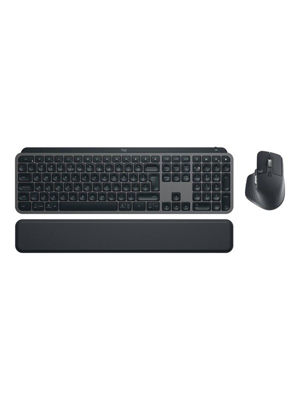 Logitech MX Keys S Combo Graphite (CH) - Keyboard and mouse set - Zwitsers - Zwart