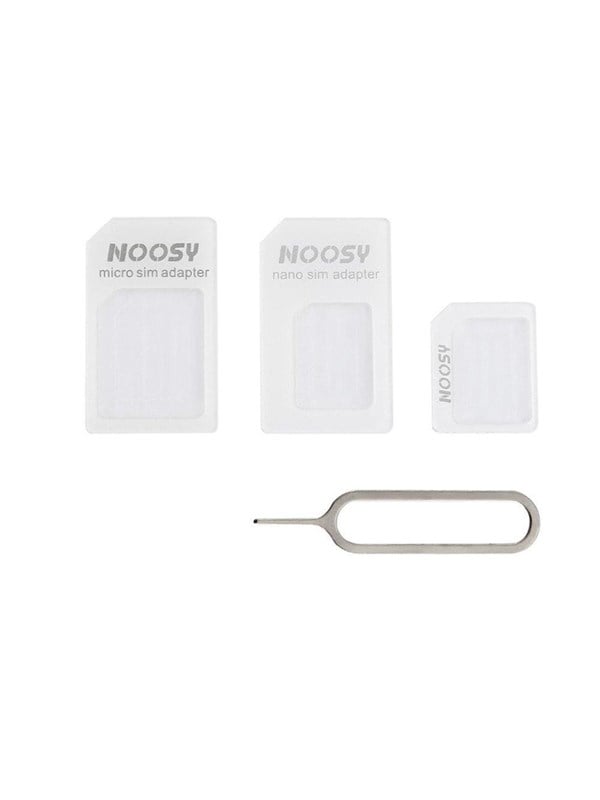Hurtel Noosa SIM Card Adapter Set + Key - White