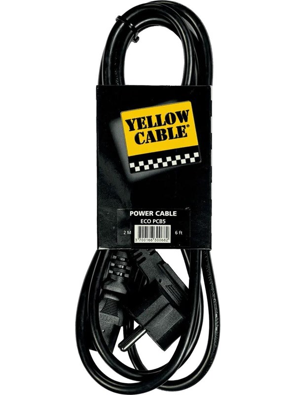 Yellow Cable PCB5 - AC-netsnoer