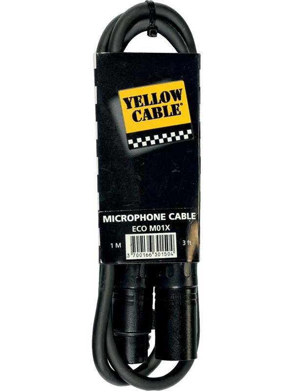 Yellow Cable M01X Microfoonkabel XLR 1 Meter
