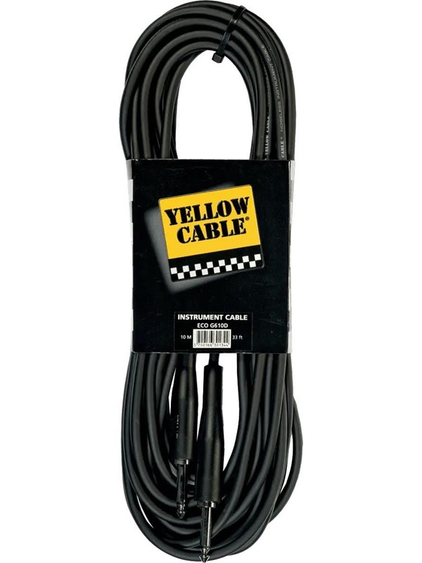 Yellow Cable G610D - 1/4" gegoten jack/jack-kabel 10 meter