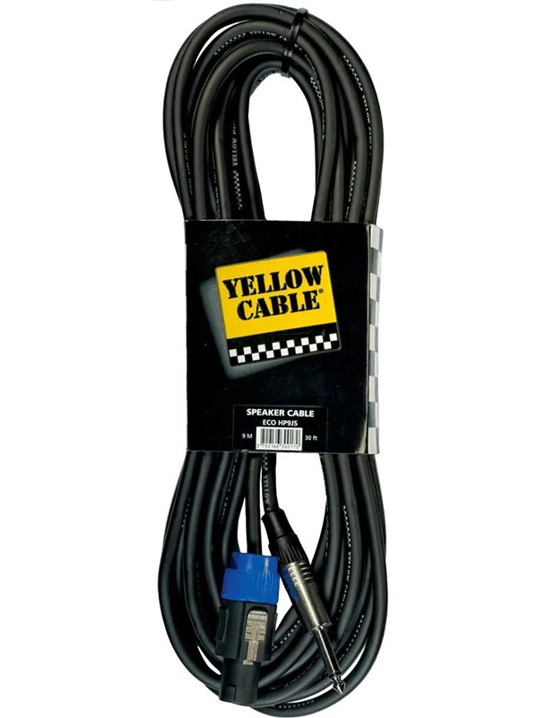 Yellow Cable HP9JS - Speakon - 1/4" jack luidsprekerkabel 9m.