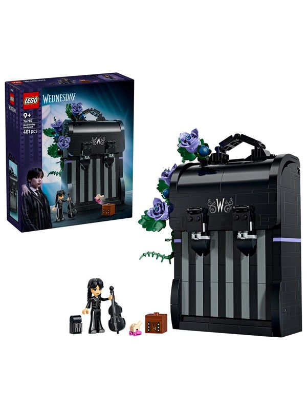 LEGO Wednesdays Rugzak Speelgoed voor Kinderen en Kinderkamer Decoratie 76787