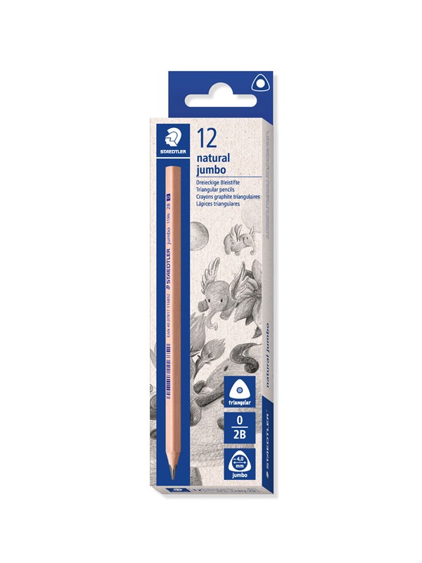 Staedtler Pencil natural jumbo 2B FSC 100%