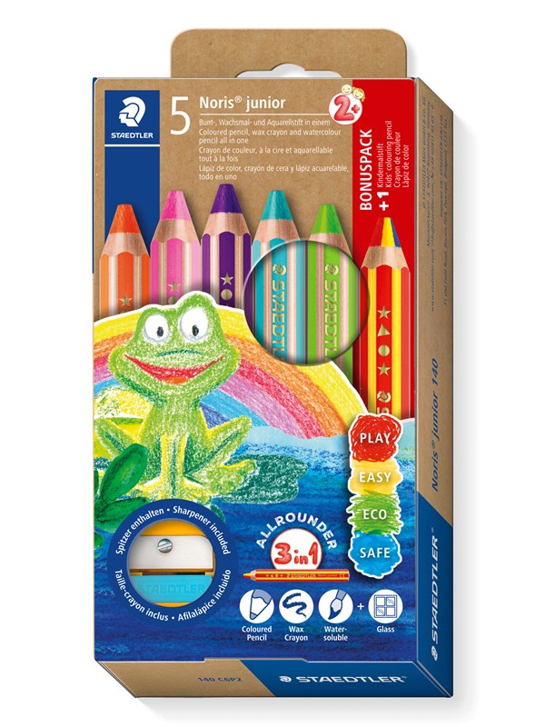 Staedtler Noris Junior 5+1 rainbow pencil