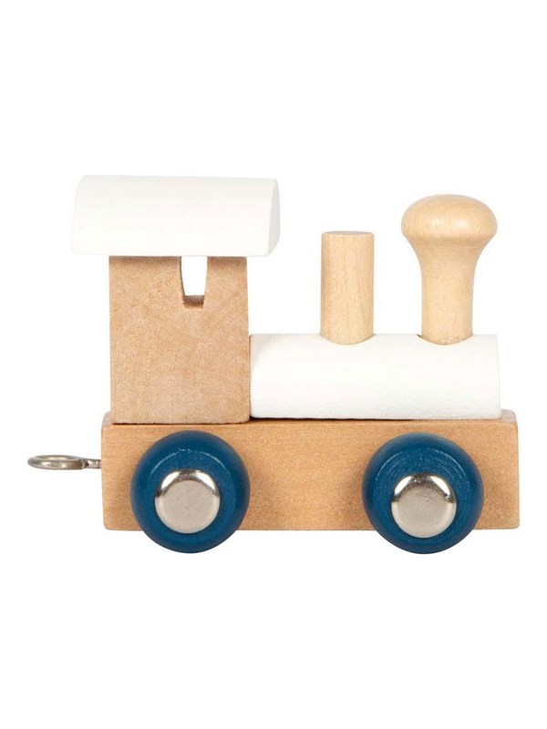 Small Foot - Wooden Letter Train Polar - Locomotive White - 12