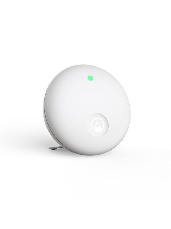 Airthings Wave Enhance compact indoor CO2 and air quality monitor