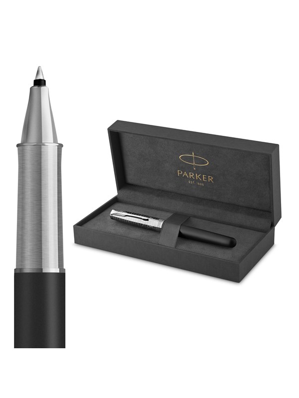 Parker Sonnet Legacy of Flight Collection C.T. Rollerball F 18 k Gold nib Black ink