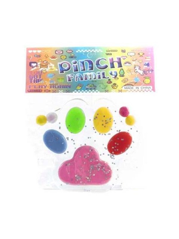 Vedes squishy speelgoed XL kattenpoot 155g multicolor stressbal.