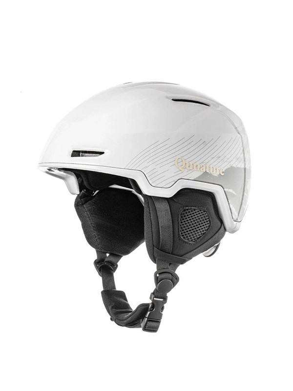 Rockbros Qunature 10130003002 Ski Helmet with Earmuffs Snowboard Size M - White