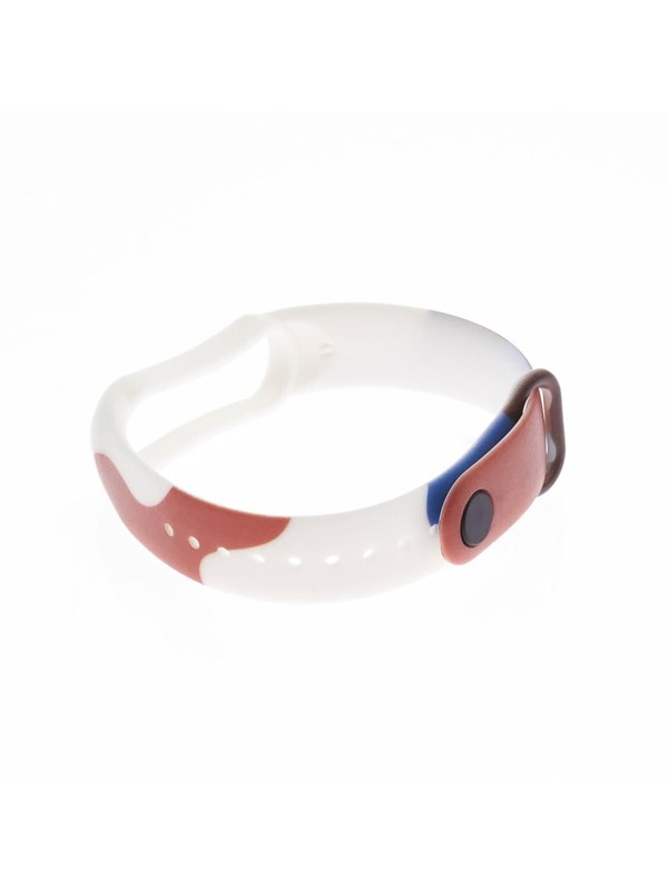 Hurtel Strap Moro Band for Xiaomi Mi Band 5 / 6 Silicone Strap Watch Bracelet Pattern 8