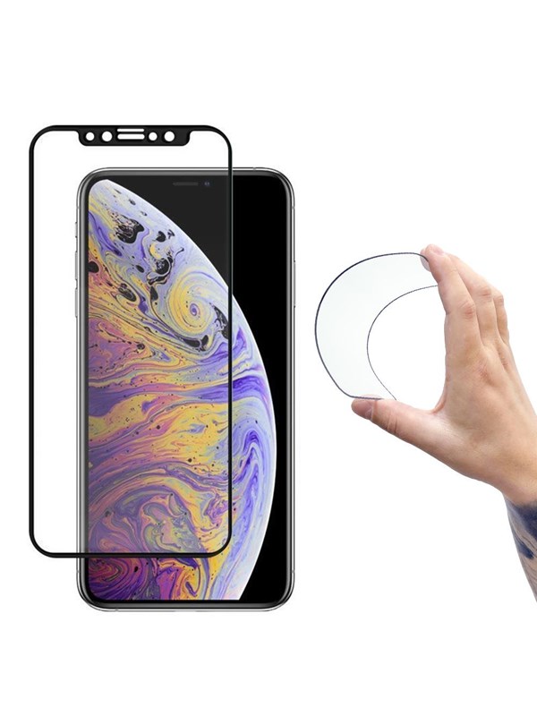 Wozinsky Full Cover Flexi Nano Glass Film Tempered Glass With Frame iPhone 14 Plus/13 Pro Max Clear