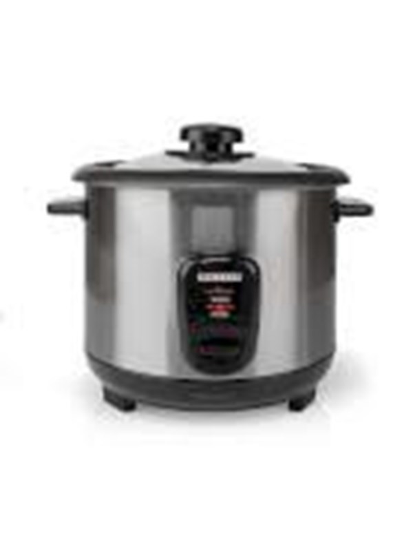 Melissa 16280023 - Rijstkoker - 1.0 l - 400 W - Antiaanbaklaag - Uitneembare binnenpan - Stoommandje - Warmhoudfunctie - Automatische uitschakeling