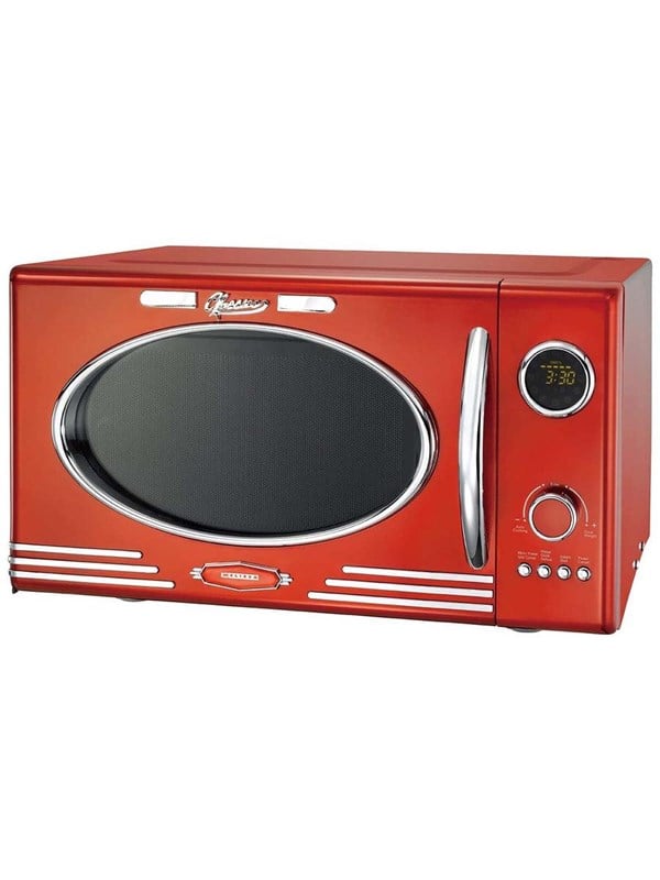 Melissa Vrijstaande Solo-Magnetron met Grill - 23 liter - 800W - Retro - 16330129 - Rood