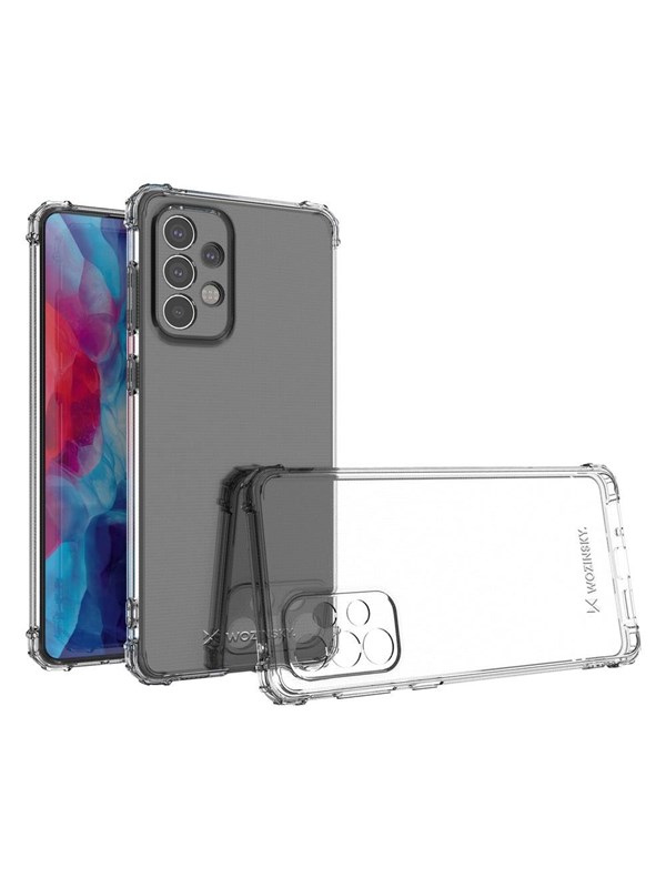 Wozinsky Anti Shock Armored Case for Samsung Galaxy A73 Transparent