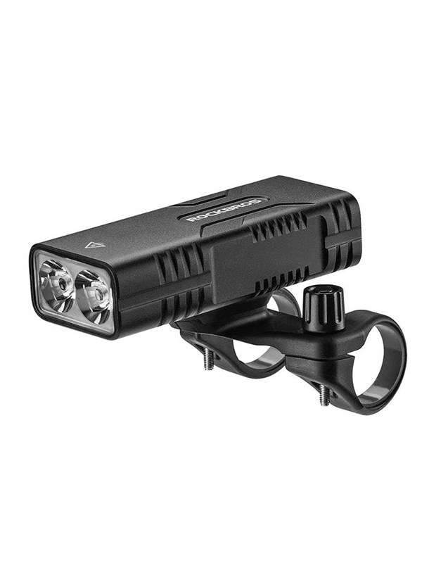 Rockbros bicycle light 850 lm with powerbank function + USB-C - USB-A cable - black