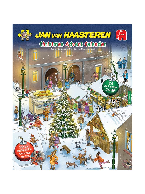 Jan van Haasteren - Adventskalender 2026 - 24 puzzels van 54 stukjes