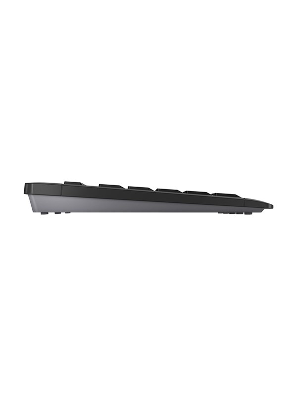 Cherry STREAM DESKTOP COMFORT - Keyboard and mouse set - Engels - Grijs