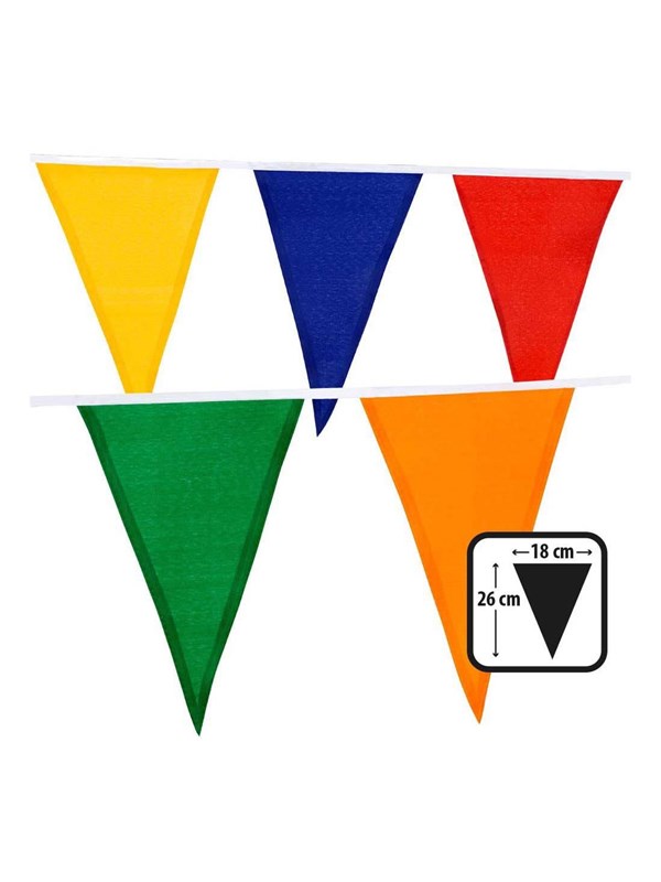 Boland Polyester Colorful Bunting 10m