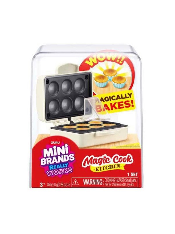ZURU Mini Brands Really Works - Magic Cook Kitchen Capsule Series 1 - Muffin Maker