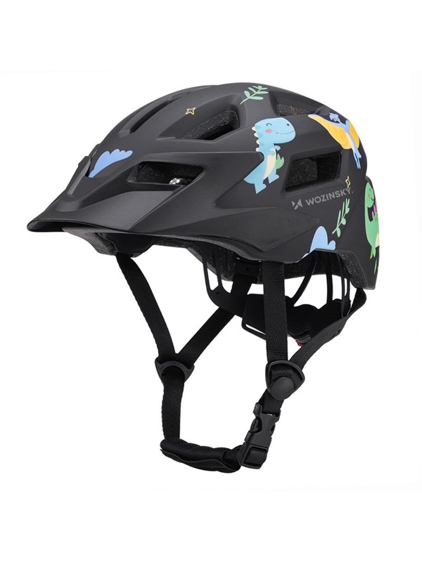 Wozinsky Children's MTB Bicycle Helmet with Detachable Visor 48-52 cm - Black