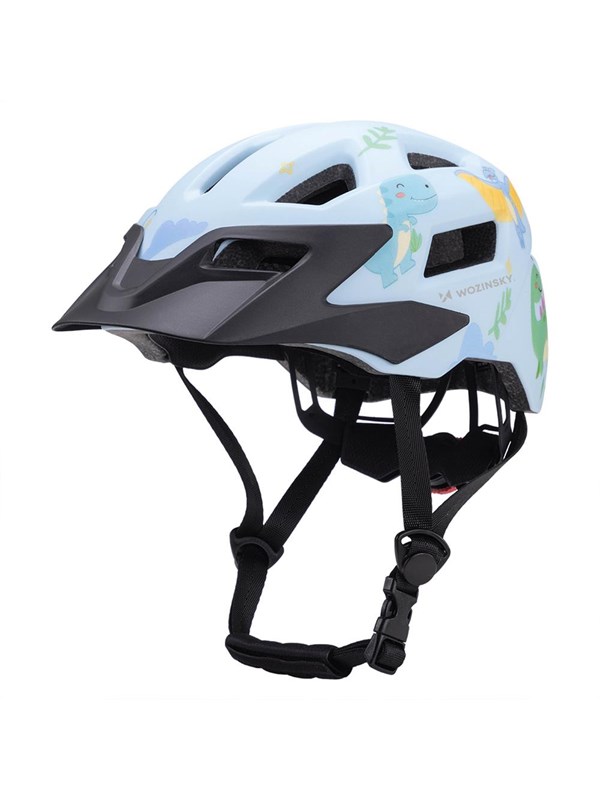 Wozinsky Children's MTB Bicycle Helmet with Detachable Visor 48-52 cm - Light Blue