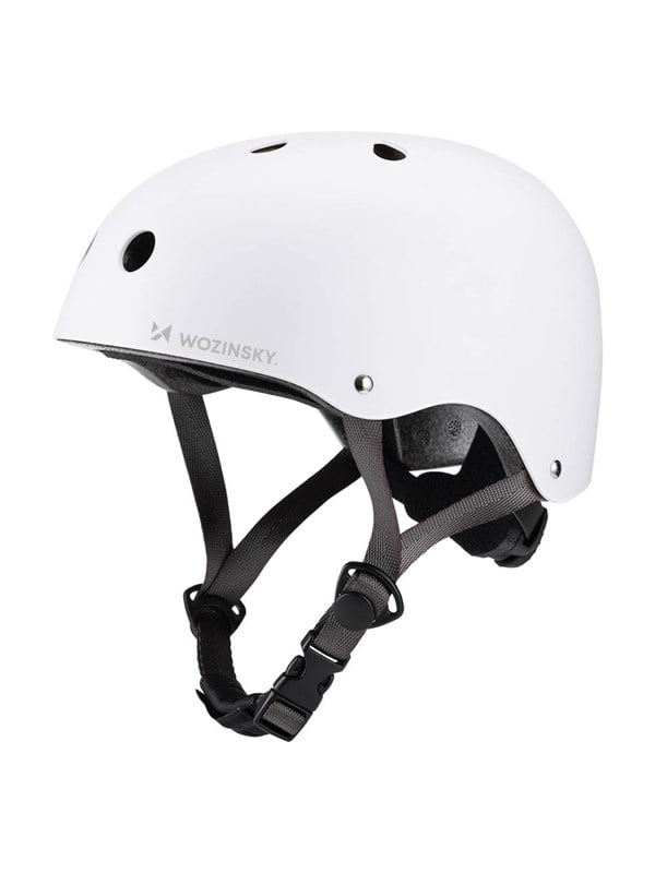 Wozinsky BMX Bicycle Helmet/Scooter Light 54-58 cm - White