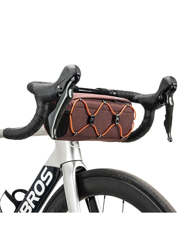 Rockbros 30110054003 Handlebar Bicycle Bag 2.2L - Brown